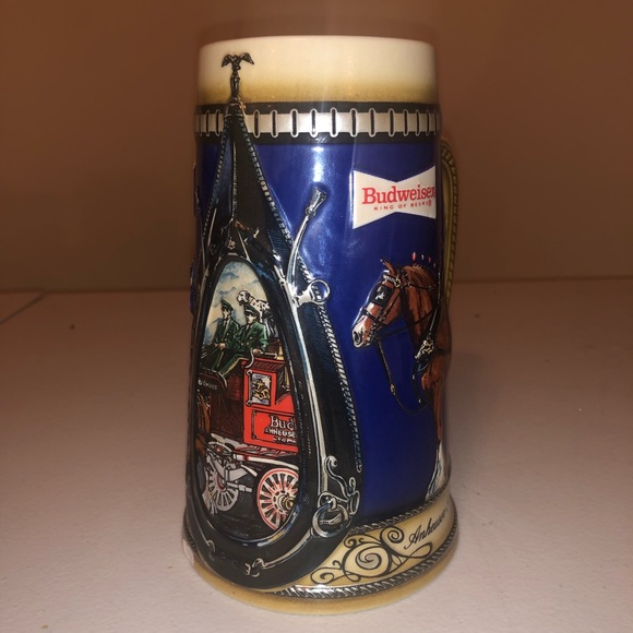 1988 Budweiser Harness Horse Stein Anheuser-Busch - Picture 4 of 8